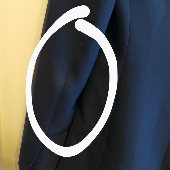 Donna Karen Navy Blue Blazer Jacket - Picture 10 of 16